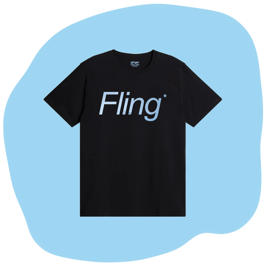 FLING * T-SHIRT SVART